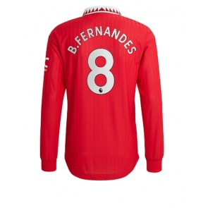 Manchester United Bruno Fernandes #8 Hemmatröja 2022-23 Långärmad